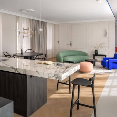 Аренда просторной 3-комнатной квартиры, 117 м², район Śródmieście, Варшава, Польша